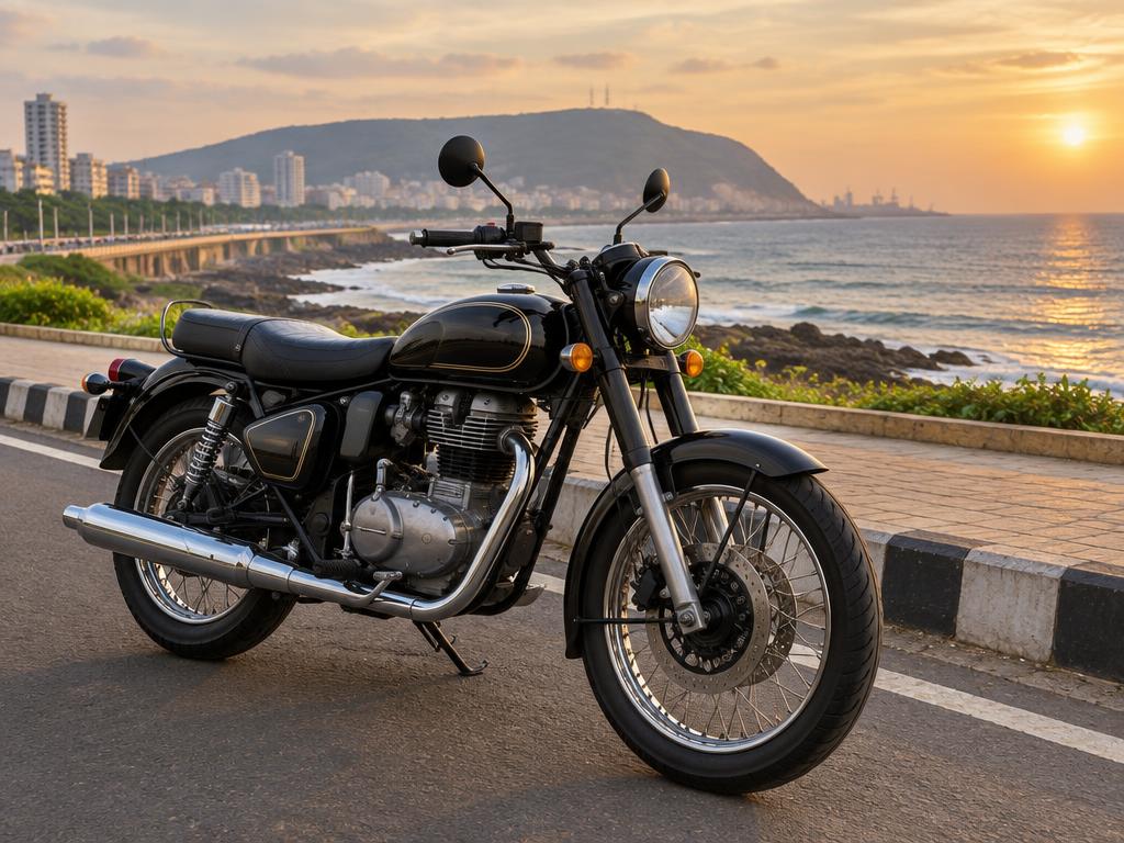 Royal Enfield Bullet & Classic bike rental in Visakhapatnam
